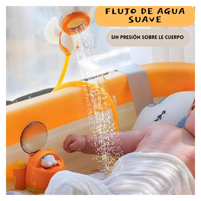 Ducha Duchita Regadera Juguete Submarino Baño Bebe Bañera Naranja