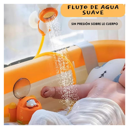 Ducha Duchita Regadera Juguete Submarino Baño Bebe Bañera Naranja