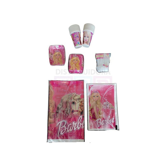 Kit Decoracion Fiesta Barbie 24 Invitados