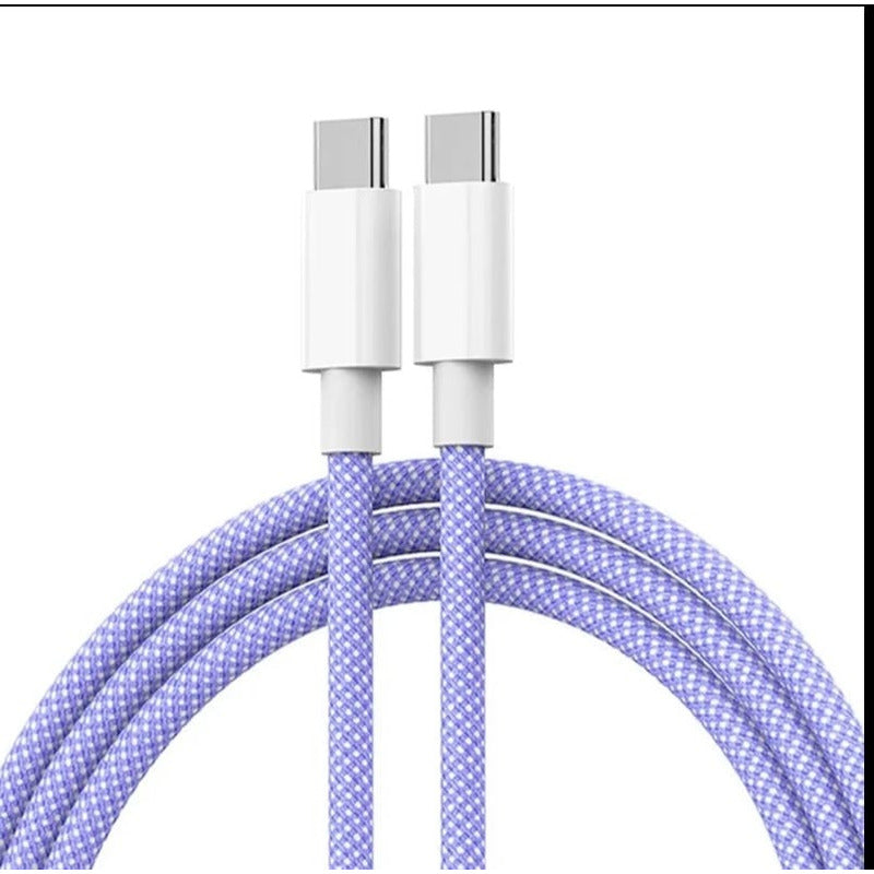 Cable Cargador Usb C Carga Rapida 60w Pd 2mts Resistente