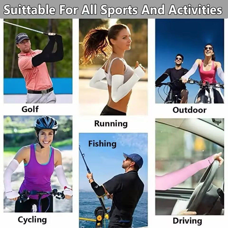 Mangas Protectoras Uv Para Deportes Protección Aire Libre