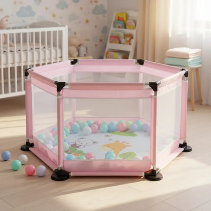 Corral Corralito Juego Bebe Niños Con Mat Alfombra Piscina