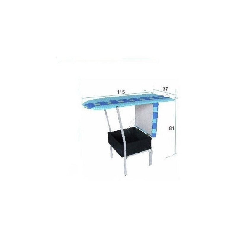 Mesa De Planchar Con Cajon Y Silla Multiusos Planchado Hogar
