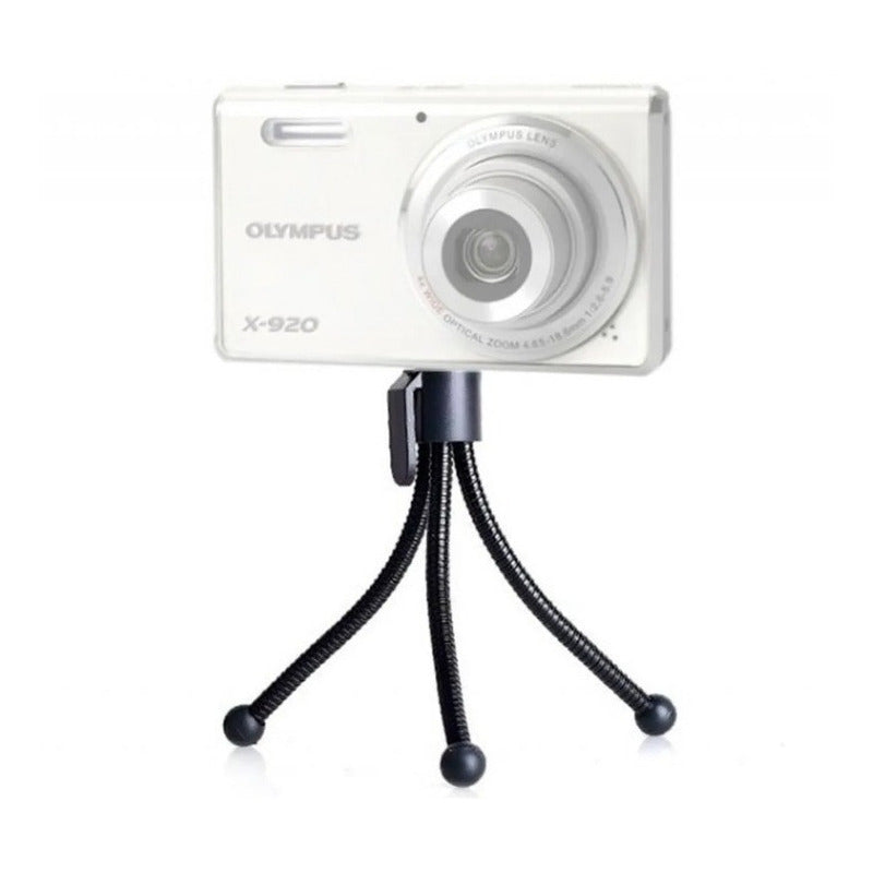 Tripode Camara Star Tec Mini Flexible St-tp-018 Negro 21cm