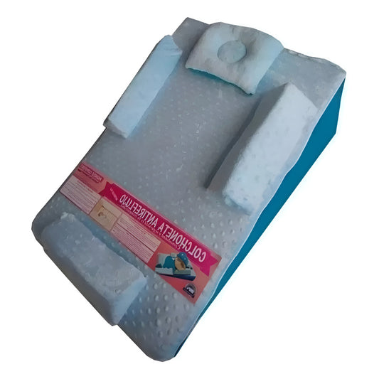 Almohada Colchoneta Colchón Antireflujo Tela Premium