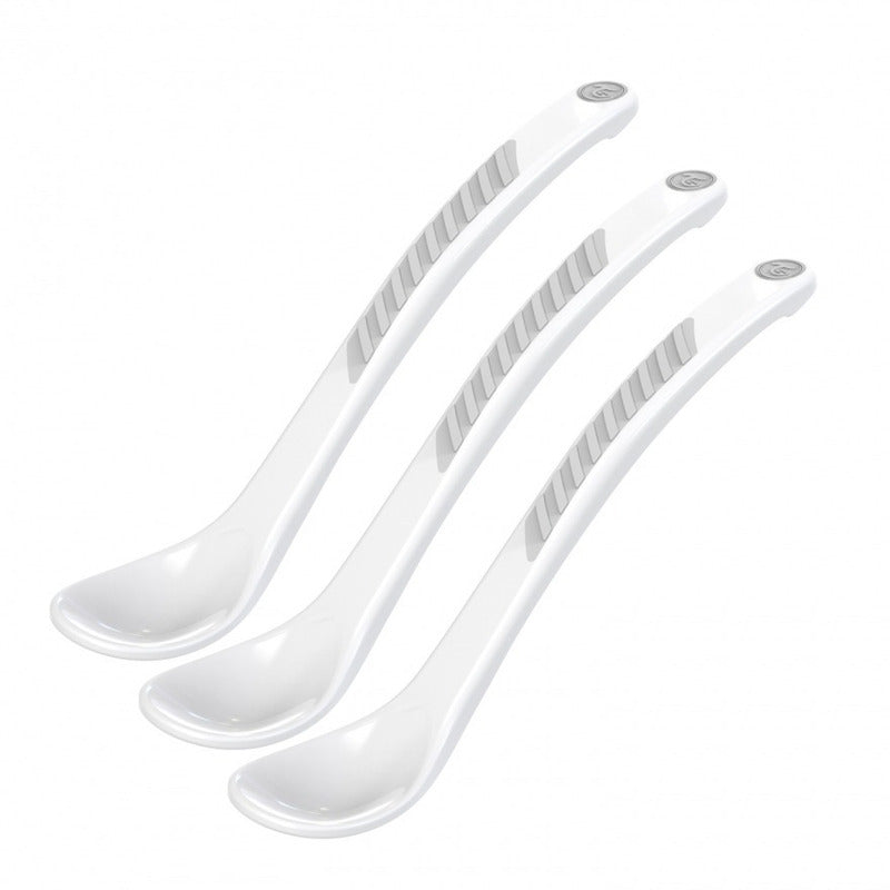 Set X3 Cucharas Para Bebe Twistshake Cuchara Beige