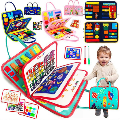 Libro Educativo De Actividades Sensoriales Montessori Niños