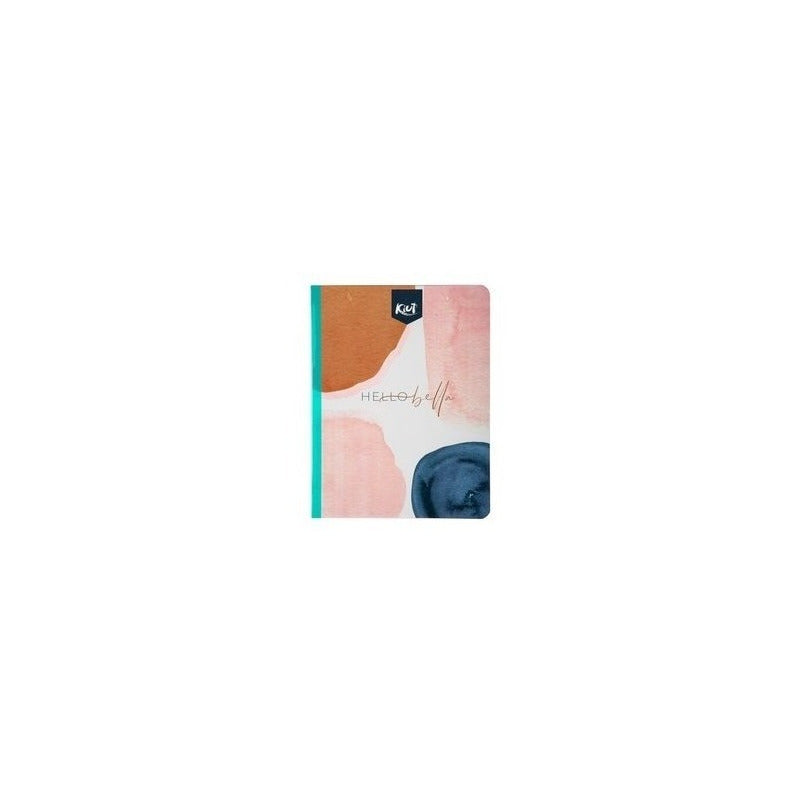 Cuaderno Cosido Kiut Mediano Rayado 100 Hojas + Stickers
