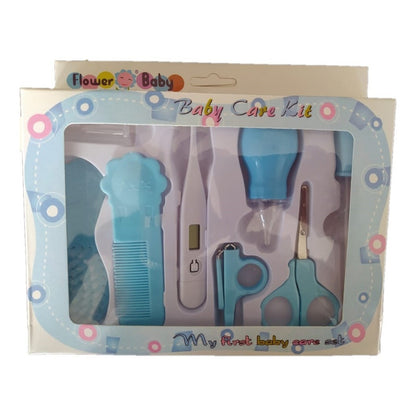 Kit Para Aseo Bebe 8 Pzas Termometro + Cepillo Y Peine