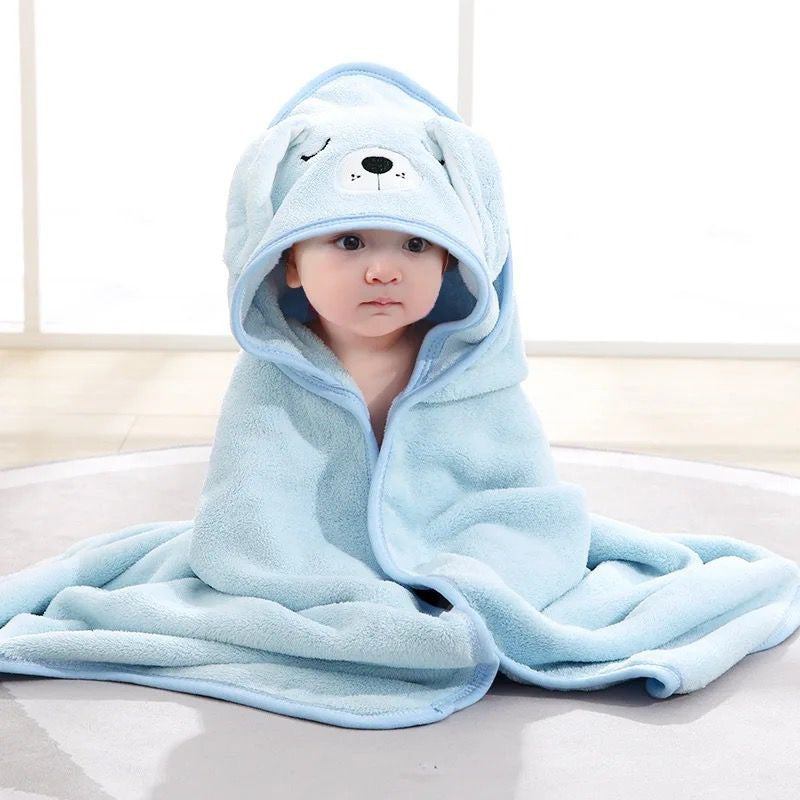 Toalla Manta Cobija Bebe Niños Suave Con Capota Multiusos