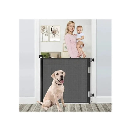 Puerta Retráctil Seguridad Bebés Mascotas Fácil Instalación