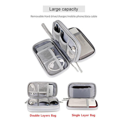 Organizador Cables Estuche Accesorios Electronicos Doble
