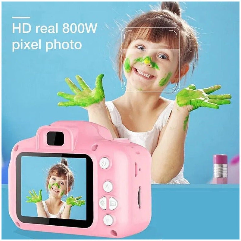 Mini Cámara Digital Infantil Para Niños Niñas Fotos Videos