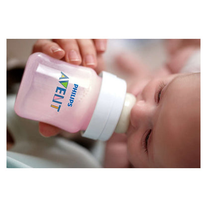 Tetero Avent Biberon 4 Oz 125ml Classic+ X1 0m+ Rosado