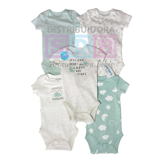 Set 5 Bodys Bodies Carters Bebé Niño Niña Mamelucos