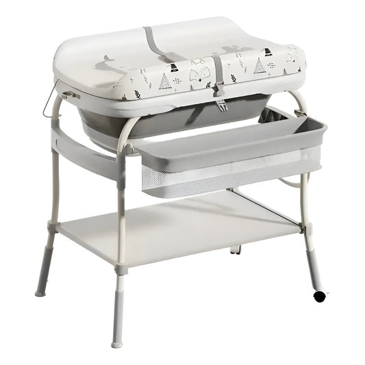 Bañera Bebe Con Cambiador Soporte Niño Niña Termometro