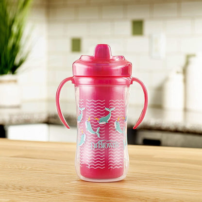 Vaso Entrenador Para Bebe Dr Browns Con Asas 10 Oz