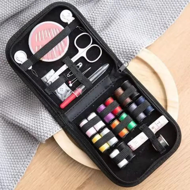 Mini Kit Costura Costurero Estuche Portátil Viajero Multiuso
