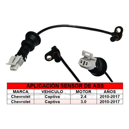 Sensor Velocidad Abs Bocin Rueda Trasera Chevrolet Captiva