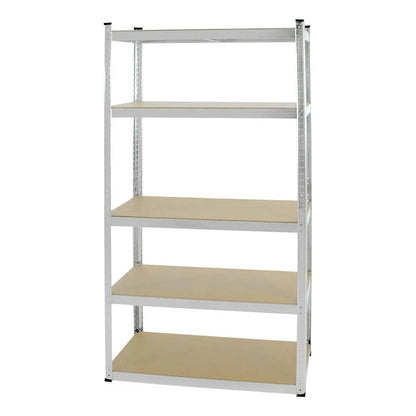 Estante Organizador Metálico Rack & Pack De 5 Niveles Ajustables, Color Gris Con Acabado Mate, Alta Resistencia Para , Cocina U Oficina
