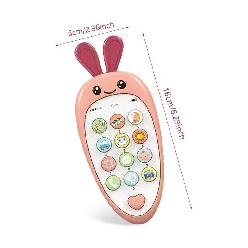 Control Remoto 2 En 1 Para Bebe Musica Luces Sonidos