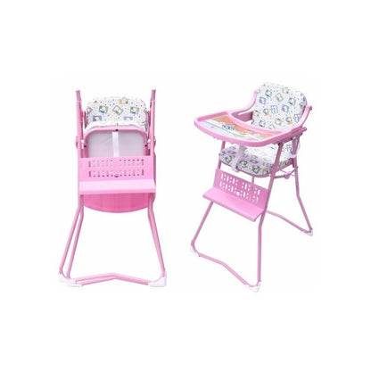 Silla Comedor Bebe Niño Niña  Nueva Plegable Azul 3 Colores