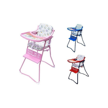 Silla Comedor Bebe Niño Niña Nueva Plegable Rosa Azul Rojo