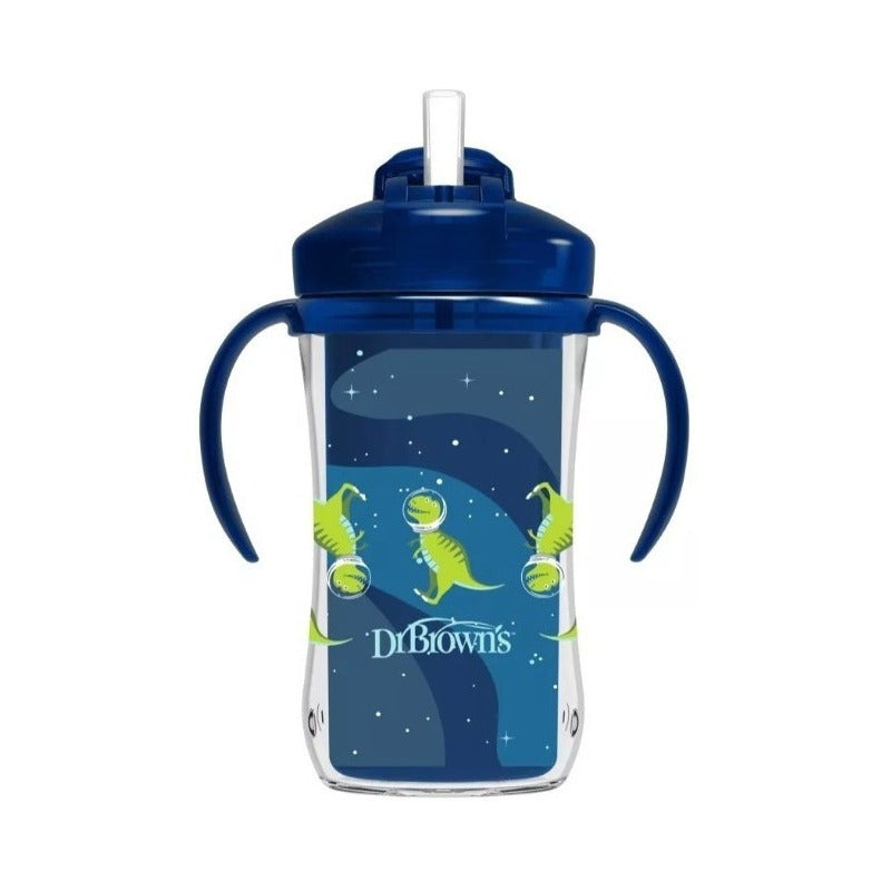 Vaso Pitillo Entrenador Térmico Antiderrame Dr Brown 10oz