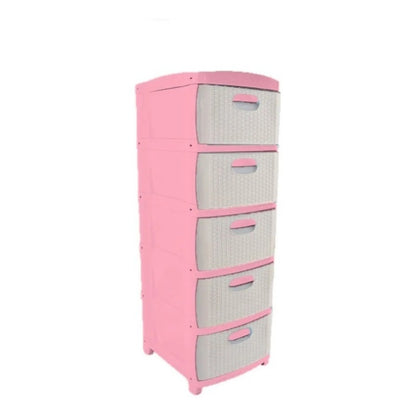Cajonero Organizador Dubai 5 Gavetas Gavetero Plástico