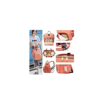 Pañalera Multinfuncional Bebe Mochila Morral Bolso 6 Colores