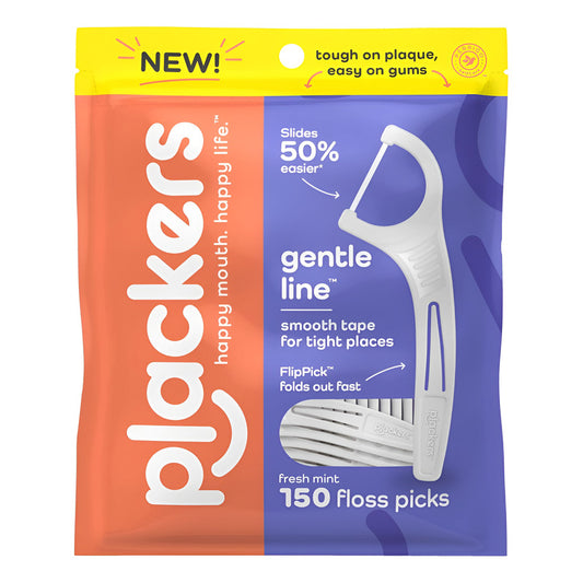 Plackers Hilo Dental 150 Pcs Gentle Line Menta