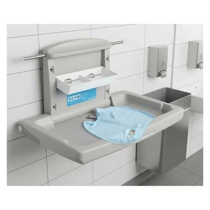 Cambiador Pañal Bebe Horizontal Para Hotel Centro Comercial Blanco
