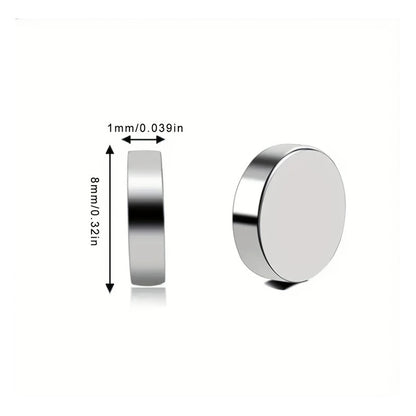 Iman Neodimio 100 Unidades Mini Imanes Potentes 8x1 Mm