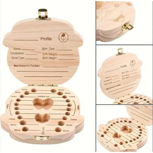 Caja Organizadora Guarda Dientes Leche Niños Ratón Pérez