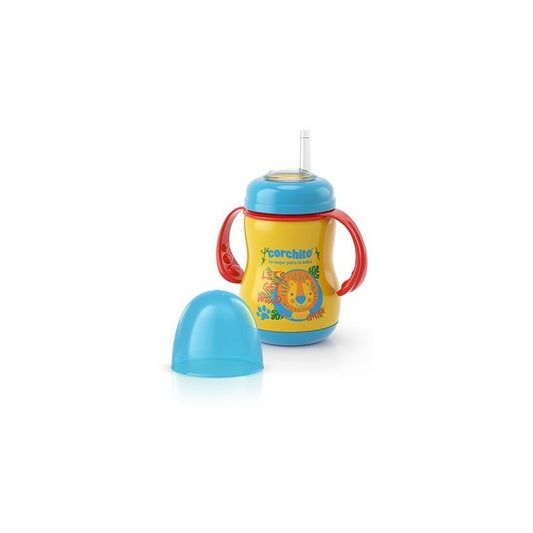 Vaso Entrenador Pitillo Para Niño Niña Corchito 12m+ Sin Bpa