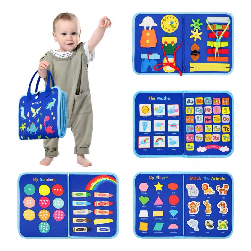 Libro Educativo De Actividades Sensoriales Montessori Niños
