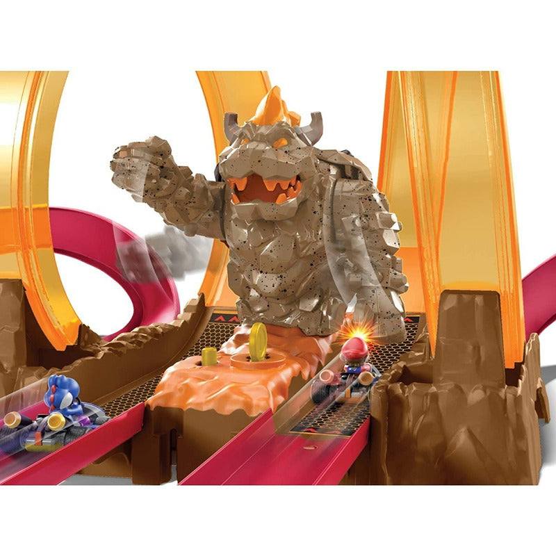 Pista Hot Wheels Mario Kart Castillo Del Caos De Bowser