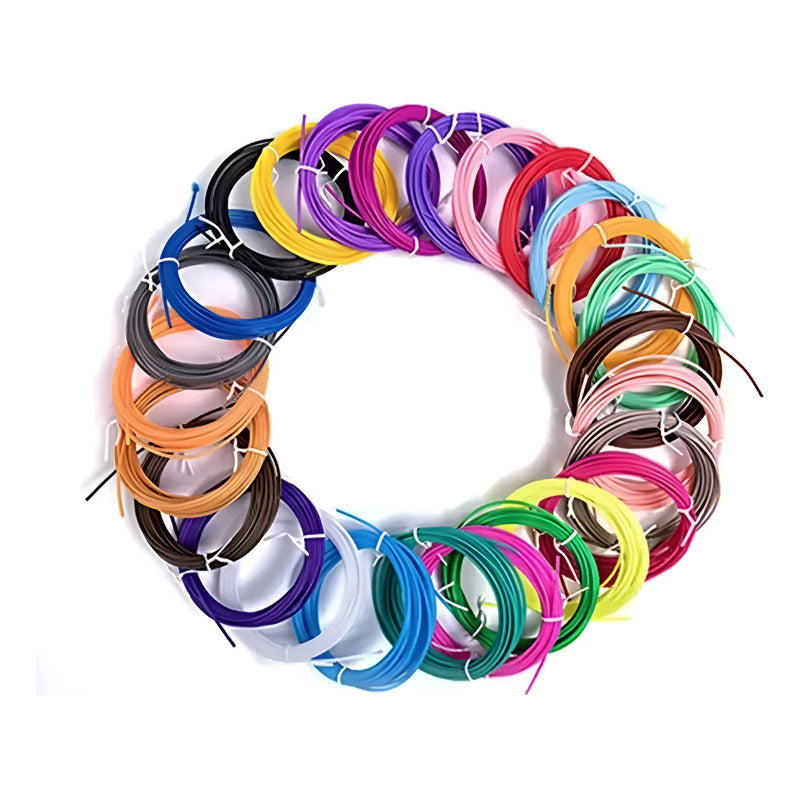 Repuestos Filamentos Para Lapiz 3d 20 Filamentos 100 Mts Multicolor