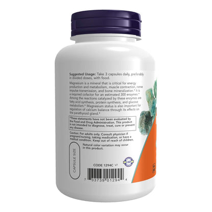 Citrato De Magnesio Now 120 Cap