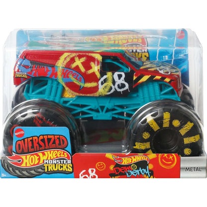 Hot Wheels Autos Carro Monster Trucks Demo Derby Escala 1:24 Die Cast