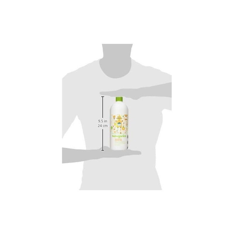 Limpiador Jabón Líquido Tetero Babyganics Rendidor 947ml