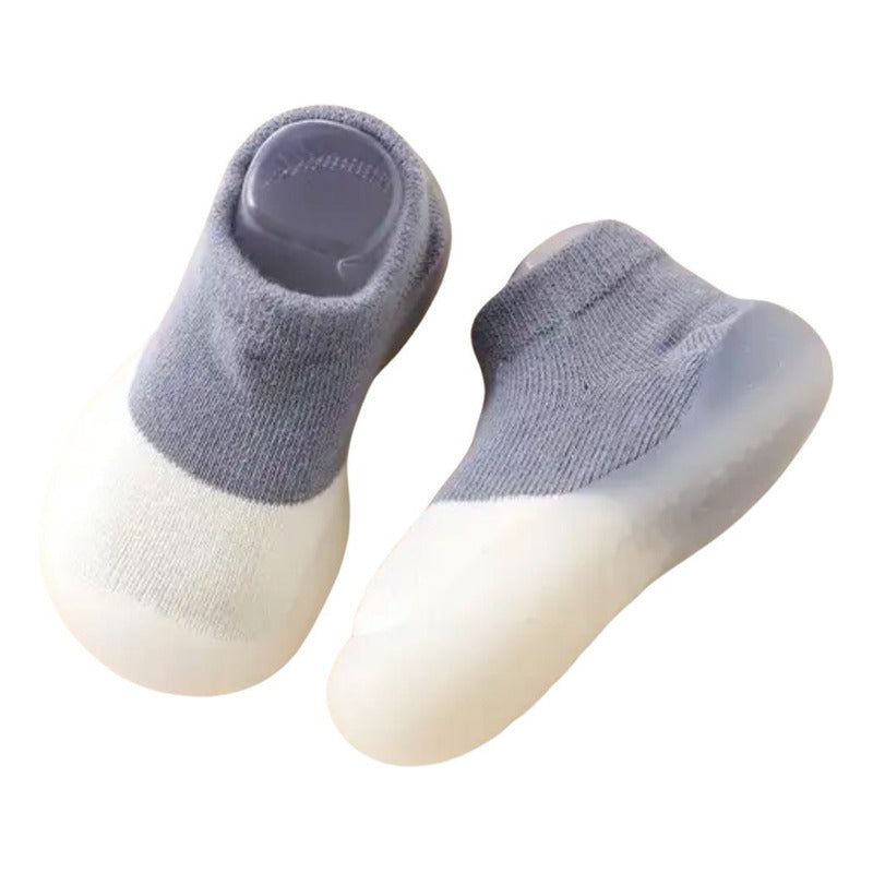 Zapatos Media Suela Silicona Antideslizante Bebes Y Niños