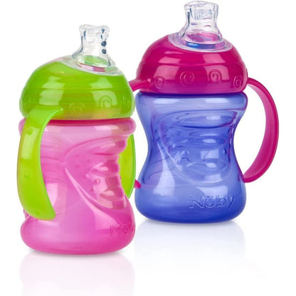 Vaso Entrenador Antiderrame Nuby 8oz 240 Ml Asas Bpa Free X1