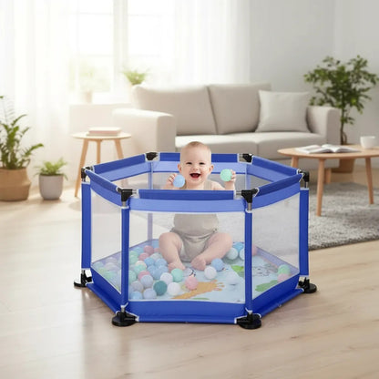 Corral Corralito Juego Bebe Niños Con Mat Alfombra Piscina