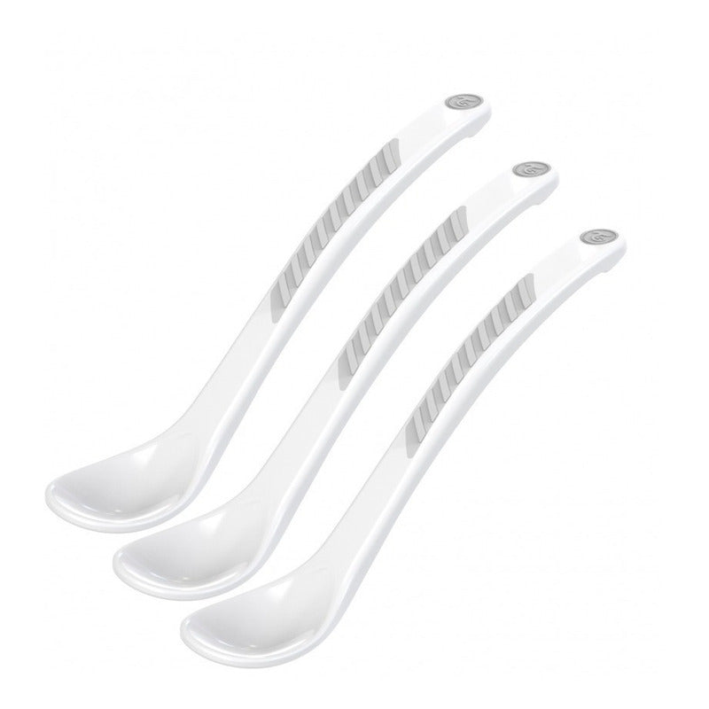 Set X3 Cucharas Para Bebe Twistshake Cuchara Negro