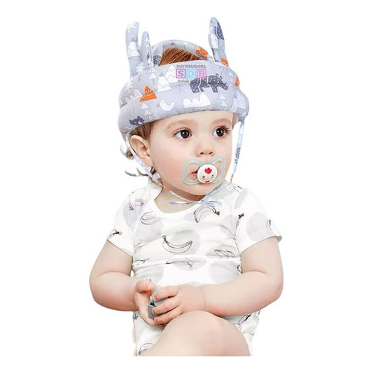 Casco De Seguridad Gateo Bebe Ajustable Protector Acolchado