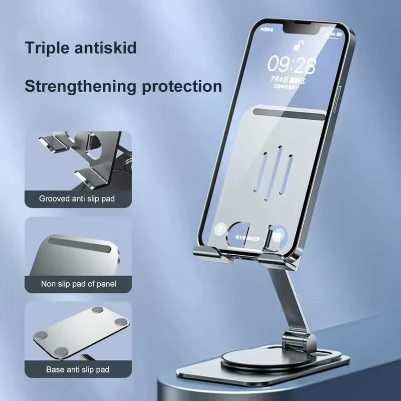 Soporte 360  Celular Plegable Aluminio Resistente Premium