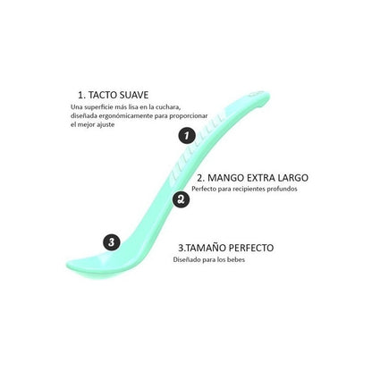 Set X3 Cucharas Para Bebe Twistshake Cuchara Rosado