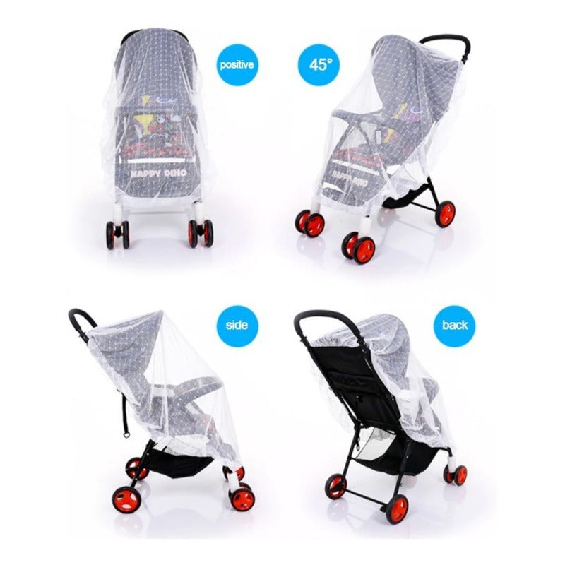Toldillo Mosquitero Portátil Para Coches Corral Cuna Bebe