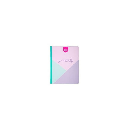 Cuaderno Cosido Kiut Mediano Rayado 100 Hojas + Stickers